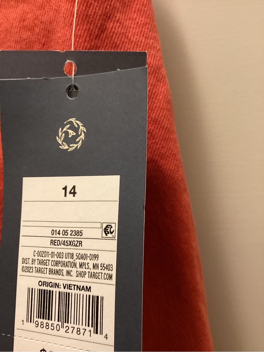 Universal Thread Sailor Wide-Leg Pants size 14 red but look deep orange - Picture 8 of 10